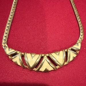 Gold Chevron Necklace